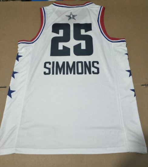 25 Simmons 2019 all star jersey white